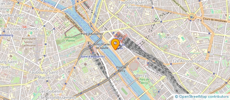 localisation de l'entreprise SOCIETE CIVILE SETEC FERROVIAIRE  PARIS