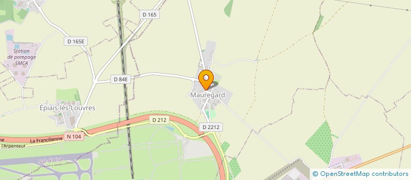 localisation de l'entreprise SOCIETE CIVILE SGB1  MAUREGARD