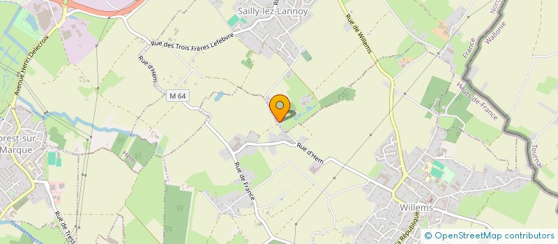 localisation de l'entreprise SOCIETE CIVILE SIGUYFI  SAILLY-LEZ-LANNOY