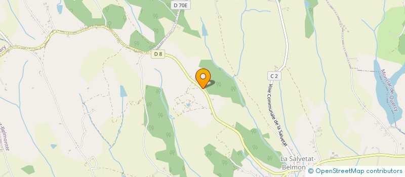 localisation de l'entreprise SOCIETE CIVILE SIMENTAL  LA SALVETAT-BELMONTET
