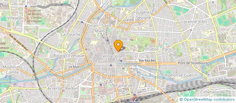 localisation de l'entreprise SOCIETE CIVILE SITE INDUSTRIE  RENNES
