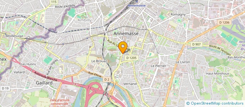 localisation de l'entreprise SOCIETE CIVILE SJM à ANNEMASSE