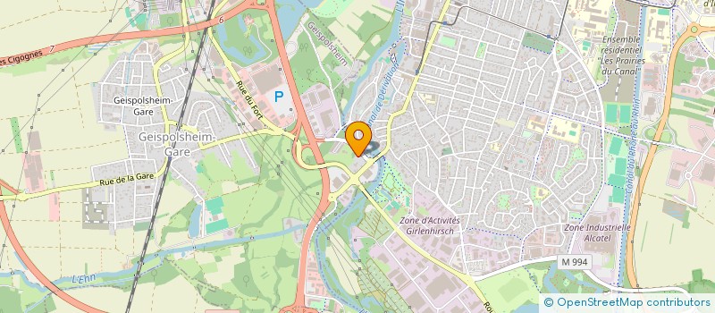 localisation de l'entreprise SOCIETE CIVILE SM  HAGUENAU