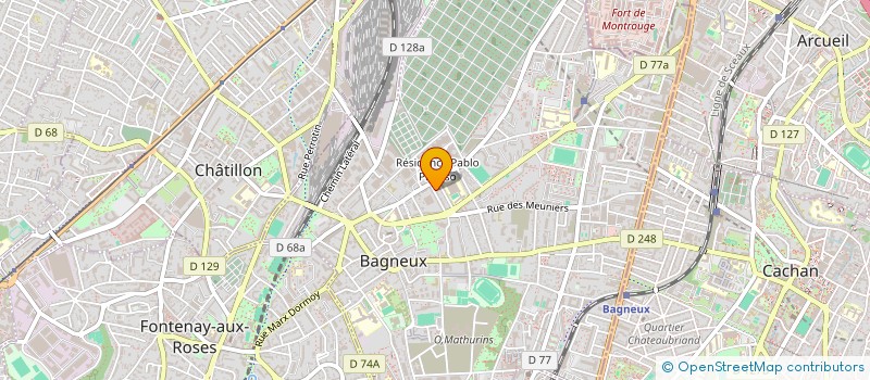 localisation de l'entreprise SOCIETE CIVILE SMVA à BAGNEUX