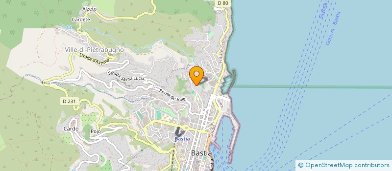 localisation de l'entreprise SOCIETE CIVILE SND à BASTIA
