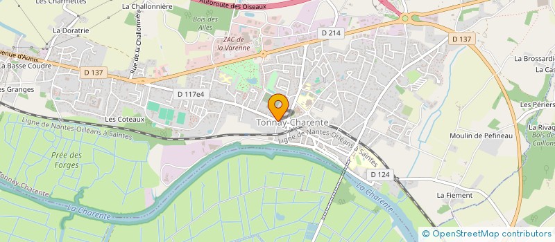 localisation de l'entreprise SOCIETE CIVILE SOBOM à TONNAY-CHARENTE