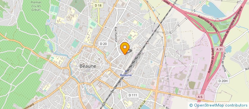 localisation de l'entreprise SOCIETE CIVILE SOGEF à BEAUNE