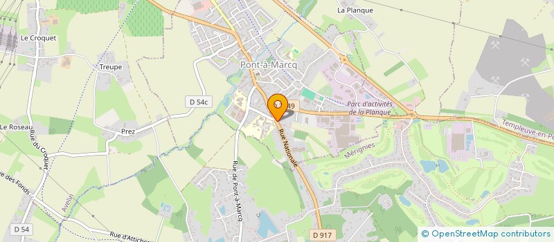 localisation de l'entreprise SOCIETE CIVILE SOGEMO  AVELIN