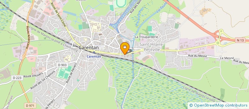 localisation de l'entreprise SOCIETE CIVILE SOIXANTE DIX-TRENTE à CARENTAN-LES-MARAIS
