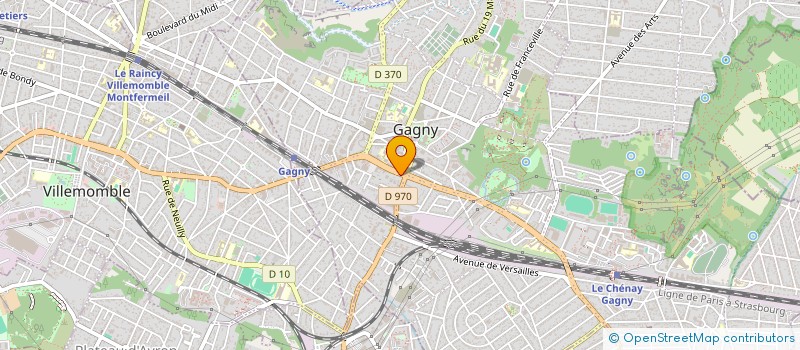 localisation de l'entreprise SOCIETE CIVILE SOJERIS à GAGNY