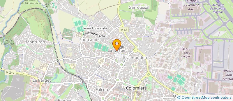 localisation de l'entreprise SOCIETE CIVILE SOLAMAS à COLOMIERS