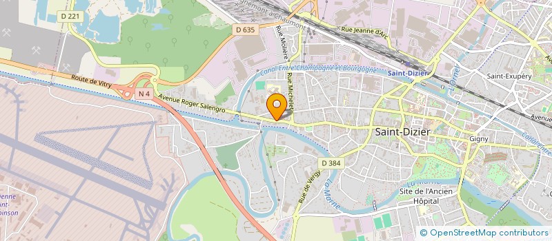 localisation de l'entreprise SOCIETE CIVILE SOLOBAT à SAINT-DIZIER