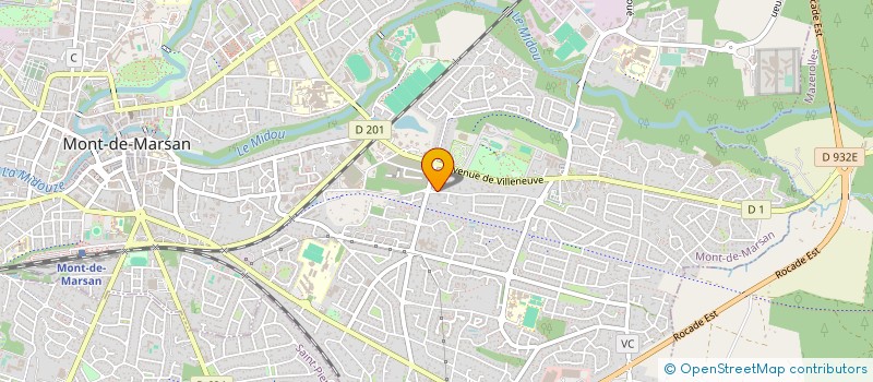 localisation de l'entreprise SOCIETE CIVILE SONAMY  MONT-DE-MARSAN