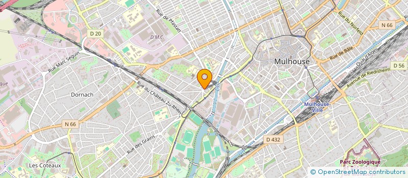 localisation de l'entreprise SOCIETE CIVILE SOPAMU  MULHOUSE