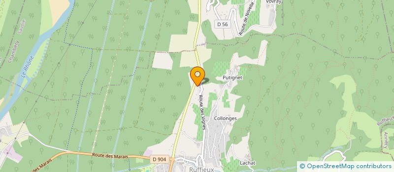 localisation de l'entreprise SOCIETE CIVILE SOPHIE ET MARIE  RUFFIEUX