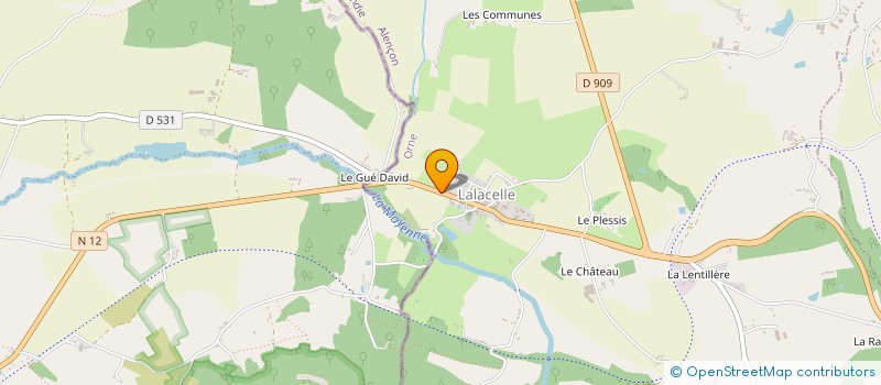 localisation de l'entreprise SOCIETE CIVILE ST MICHEL à LALACELLE