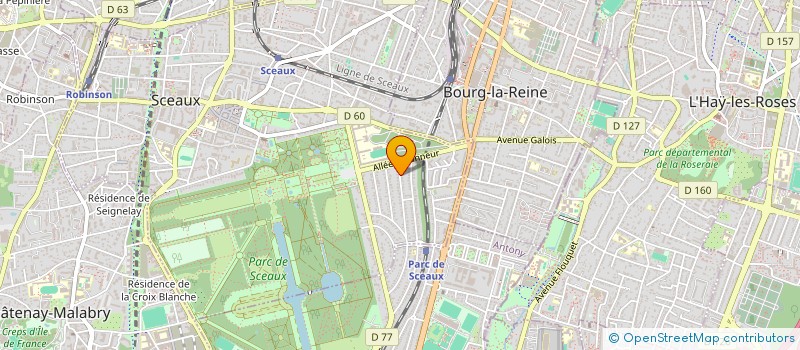 localisation de l'entreprise SOCIETE CIVILE STTET PAR ABREVIATION SC STTET à SCEAUX