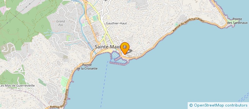 localisation de l'entreprise SOCIETE CIVILE SYLVA à SAINTE-MAXIME