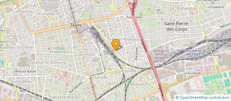 localisation de l'entreprise SOCIETE CIVILE TANDEM  TOURS