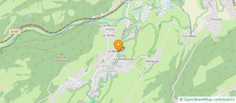 localisation de l'entreprise SOCIETE CIVILE TARA  GRAND'COMBE-CHATELEU