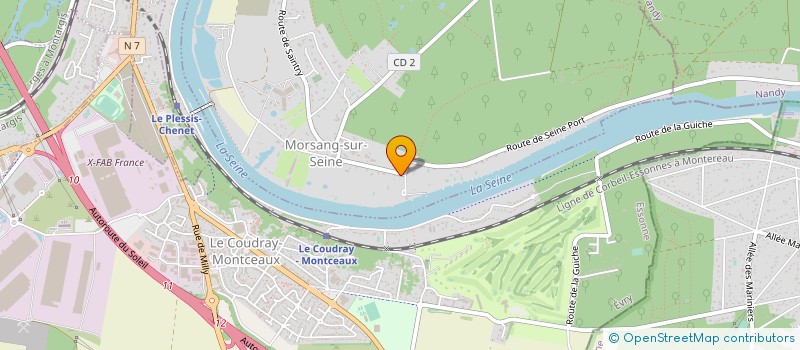 localisation de l'entreprise SOCIETE CIVILE TENNIS CLUB DU BALORY à MORSANG-SUR-SEINE