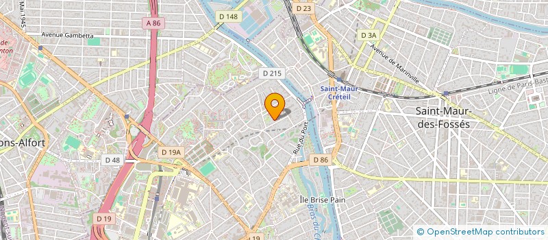 localisation de l'entreprise SOCIETE CIVILE TENNIS DE TABLE 2001 à CRETEIL