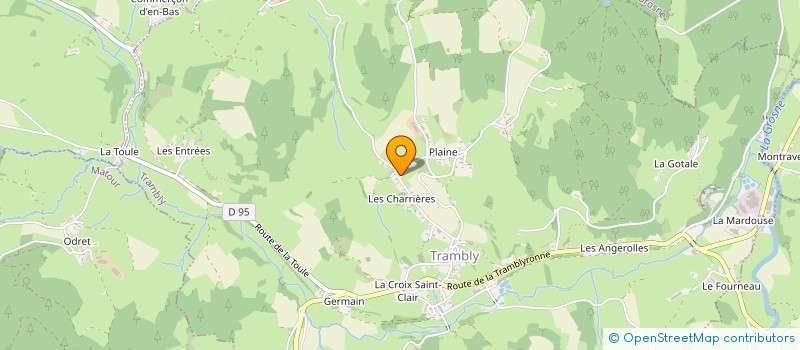 localisation de l'entreprise SOCIETE CIVILE TERRE DE LA GRELE  NAVOUR-SUR-GROSNE