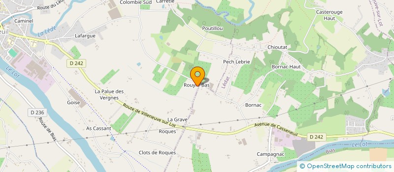 localisation de l'entreprise SOCIETE CIVILE TERREA  CASSENEUIL