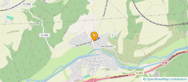 localisation de l'entreprise SOCIETE CIVILE TERRES DE VALEURS  FLEUREY-SUR-OUCHE