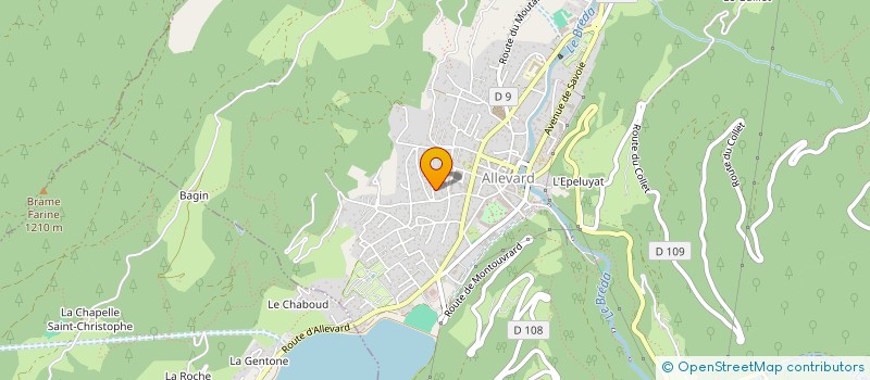 localisation de l'entreprise SOCIETE CIVILE TEX  ALLEVARD