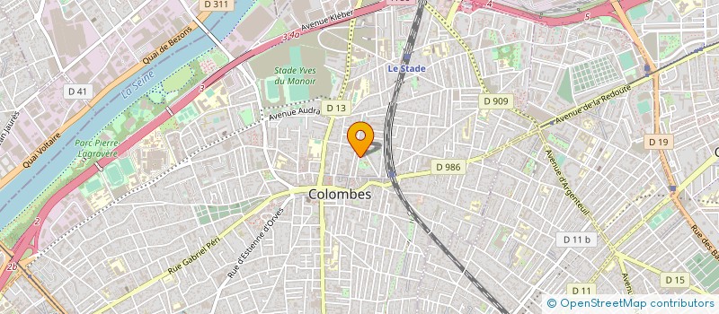 localisation de l'entreprise SOCIETE CIVILE THAD à COLOMBES