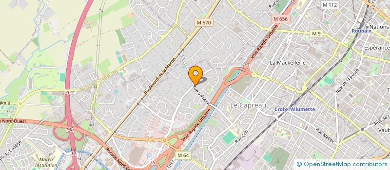 localisation de l'entreprise SOCIETE CIVILE THEMOTI  WASQUEHAL