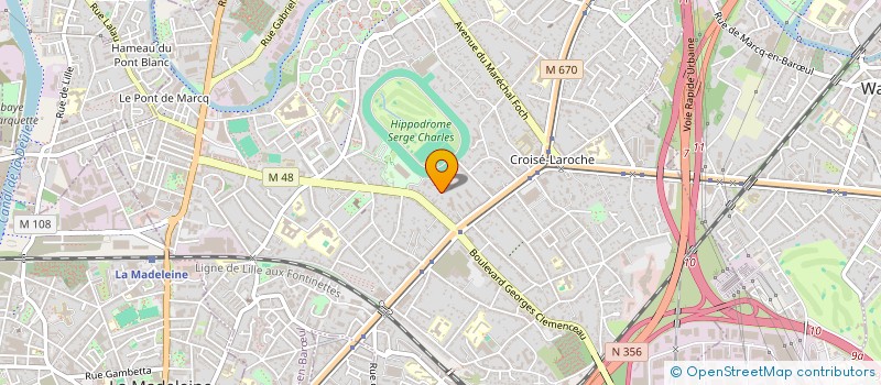 localisation de l'entreprise SOCIETE CIVILE THERMAVAL à MARCQ-EN-BARŒUL