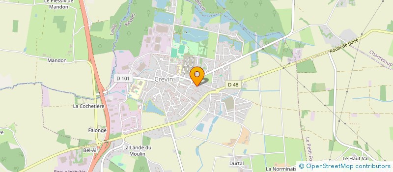 localisation de l'entreprise SOCIETE CIVILE TIKA  CREVIN