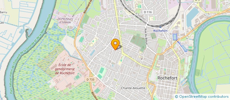 localisation de l'entreprise SOCIETE CIVILE TITUAN  ROCHEFORT