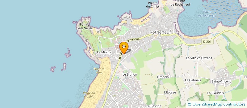 localisation de l'entreprise SOCIETE CIVILE TOMAHAWK  SAINT-MALO
