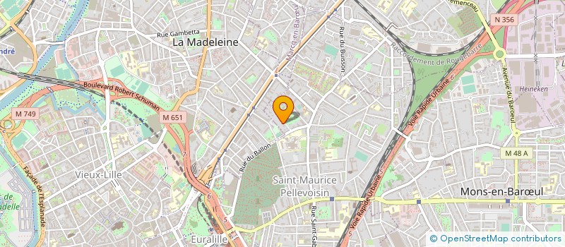 localisation de l'entreprise SOCIETE CIVILE TOSCA à LILLE