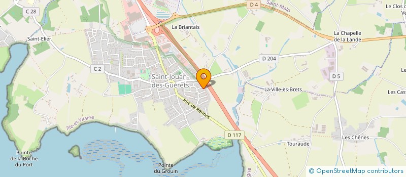 localisation de l'entreprise SOCIETE CIVILE TOXE FRERES  SAINT-JOUAN-DES-GUERETS