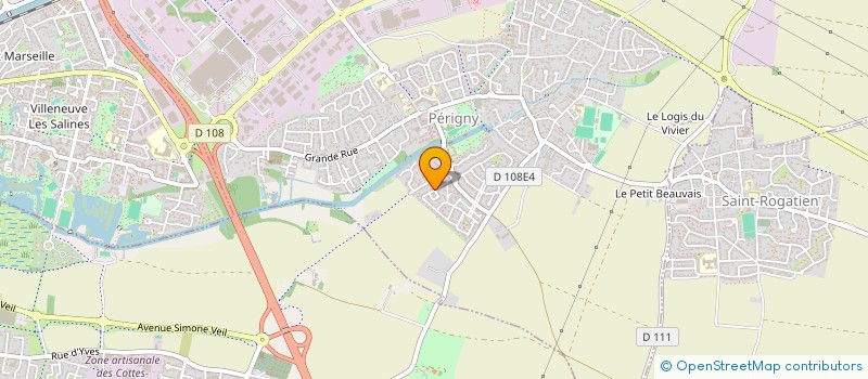 localisation de l'entreprise SOCIETE CIVILE TRESOR DE L'ILE  PERIGNY