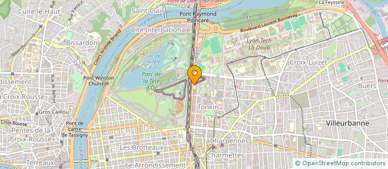 localisation de l'entreprise SOCIETE CIVILE TREVES PAQUES  VILLEURBANNE