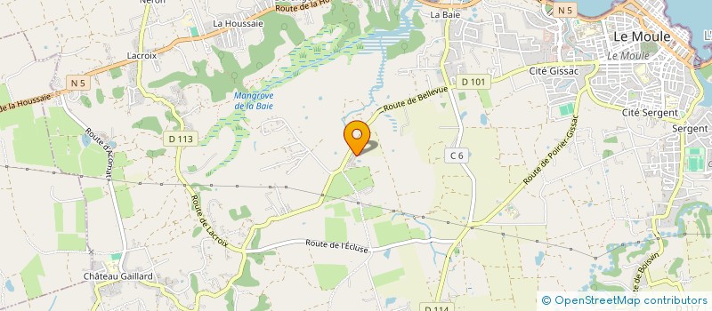 localisation de l'entreprise SOCIETE CIVILE TRIVAL à LE MOULE