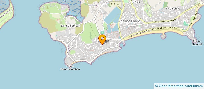 localisation de l'entreprise SOCIETE CIVILE TY GWEN  CARNAC