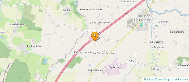 localisation de l'entreprise SOCIETE CIVILE U DIVADLA  LA CHAPELLE SAINT AUBERT