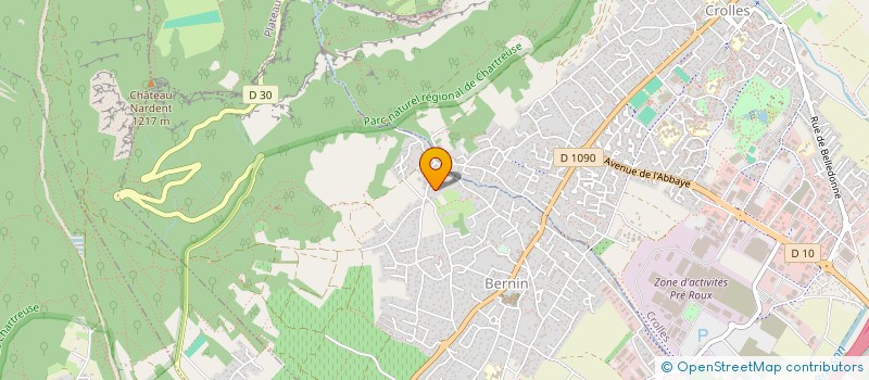 localisation de l'entreprise SOCIETE CIVILE UNI SCORE  BERNIN