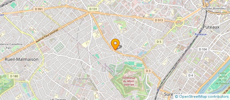 localisation de l'entreprise SOCIETE CIVILE UR-GANIA  NANTERRE