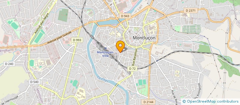 localisation de l'entreprise SOCIETE CIVILE URANIE à MONTLUCON