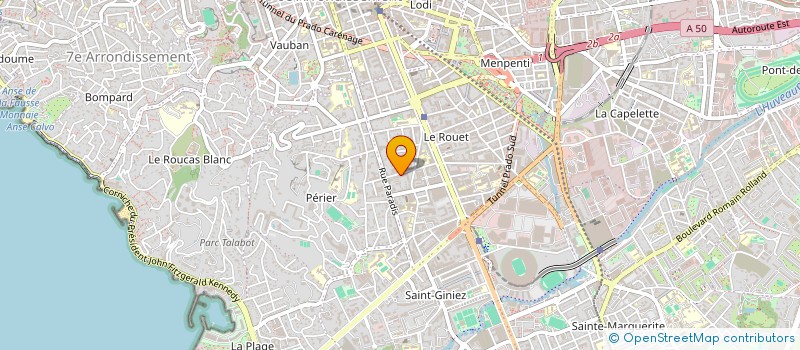 localisation de l'entreprise SOCIETE CIVILE V&S INVESTISSEMENT à MARSEILLE
