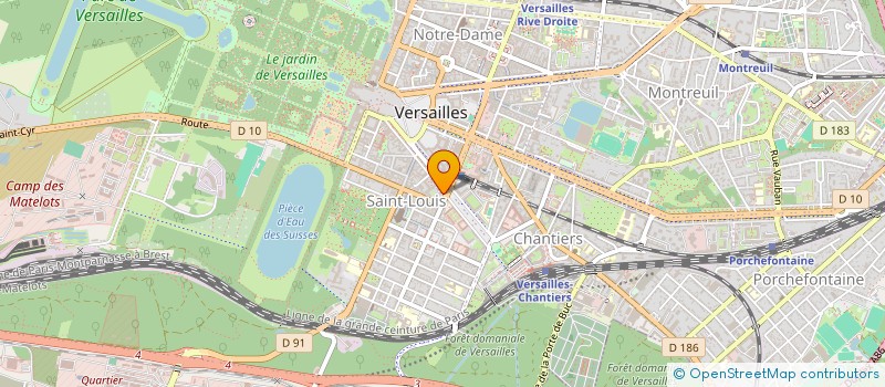 localisation de l'entreprise SOCIETE CIVILE VACANCES A VARS à VERSAILLES
