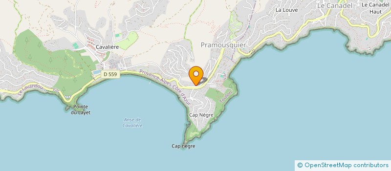 localisation de l'entreprise SOCIETE CIVILE VALMAG à LE LAVANDOU