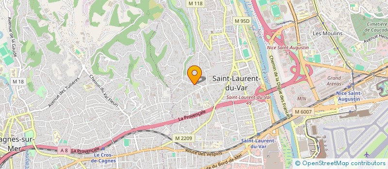 localisation de l'entreprise SOCIETE CIVILE VALTHIE à SAINT-LAURENT-DU-VAR